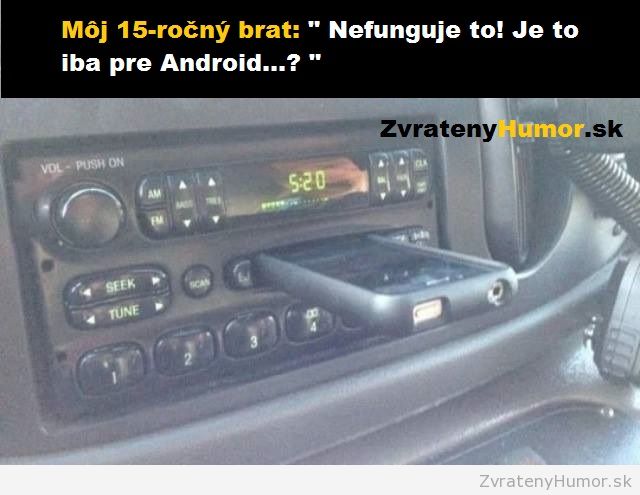 je to pokazene