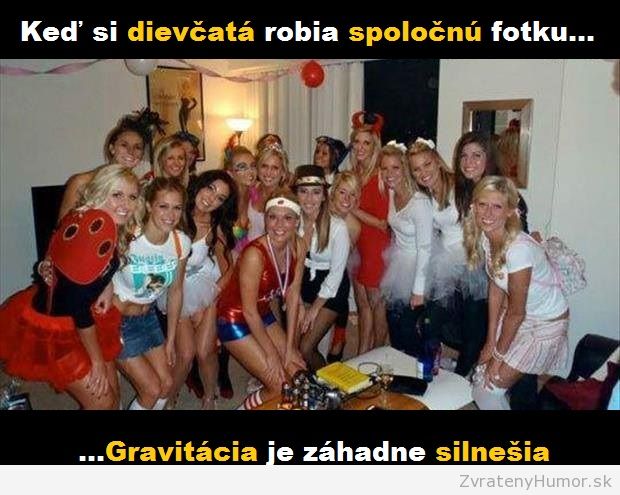 gravitácia rastie