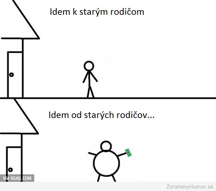 Keď idem od babky Keď idem k babke