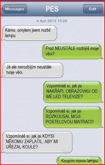 koverzacia so psom