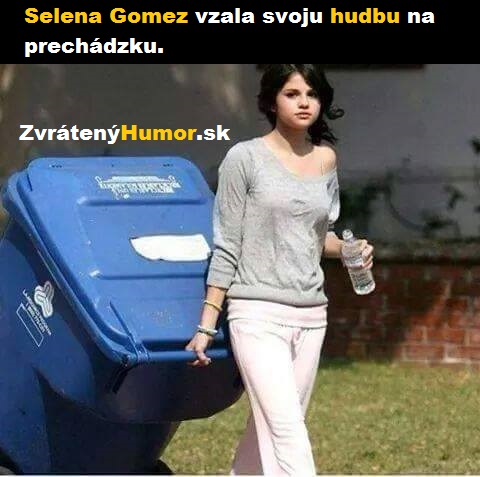 selena na prechádzke