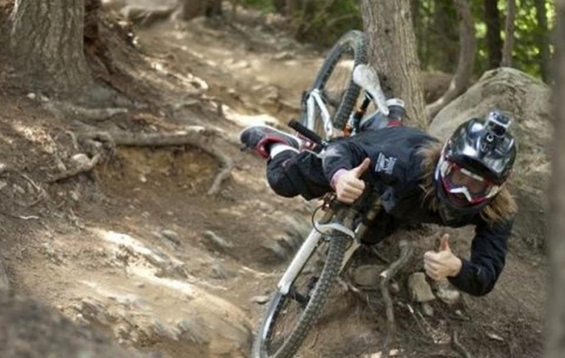 downhill