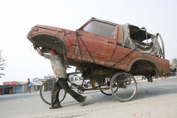 auto na bicykli