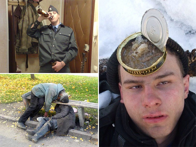 konzerva na hlave