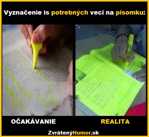 vyznacovanie