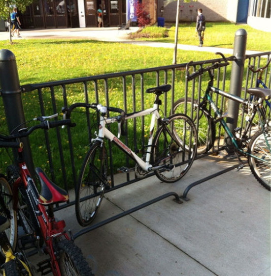 zamknuty bicykel