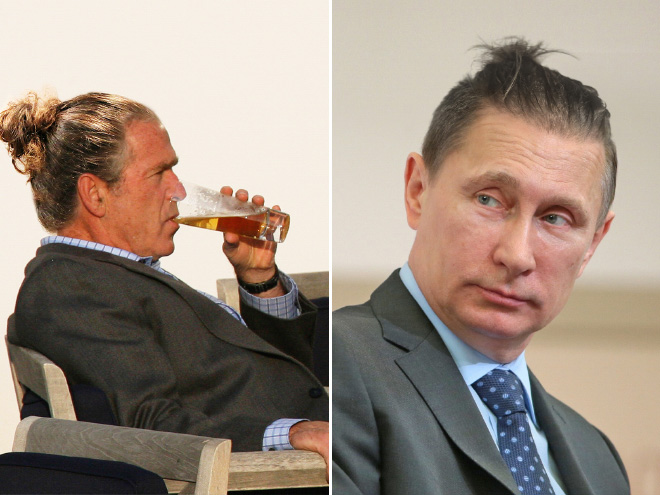 putin a bush