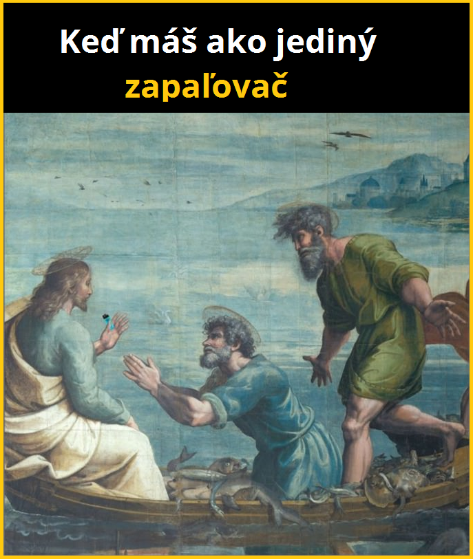ako jediny s ohnom