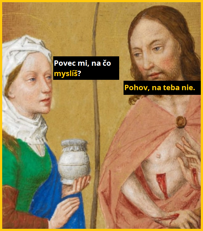 na čo mysliš