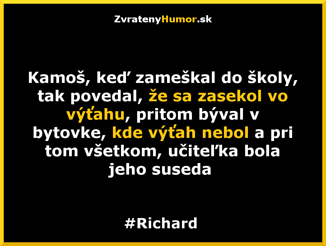 najhlupejsia vyhovorka 1
