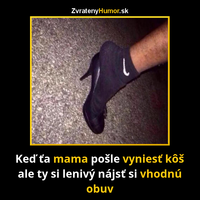vhodná obuv