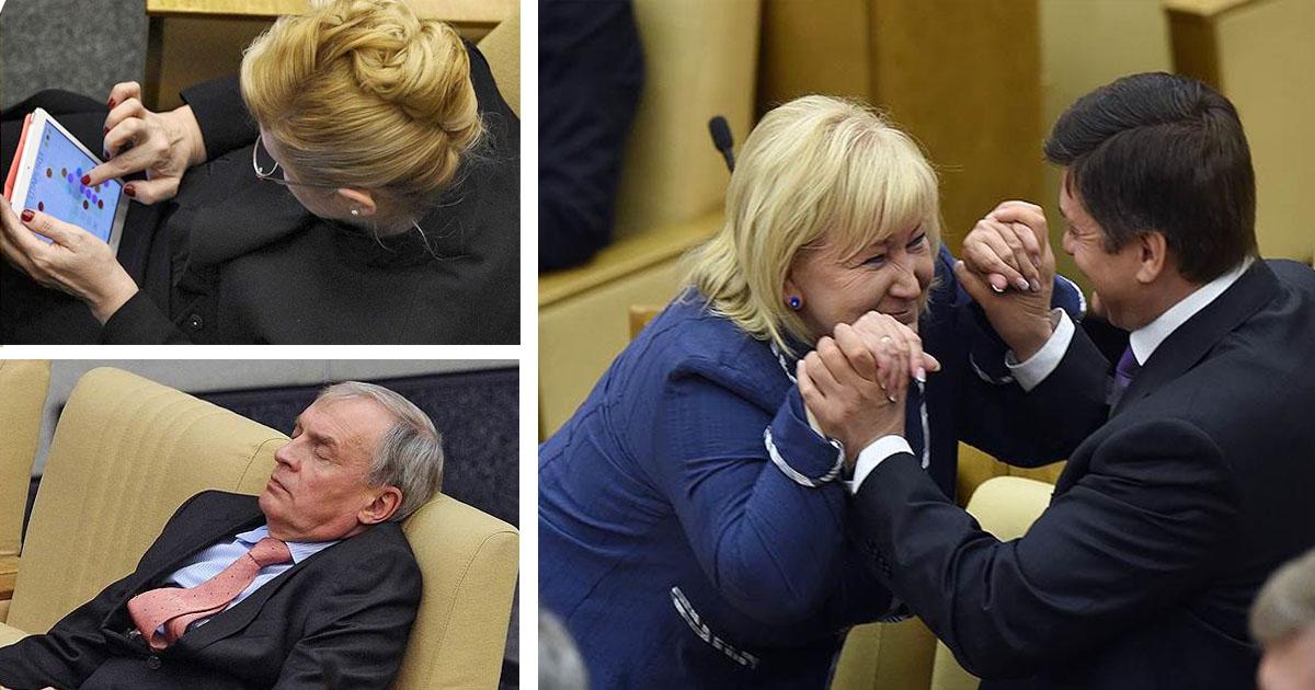 22 Obrázkov: Keď sú politici zaneprázdnení riadením štátu