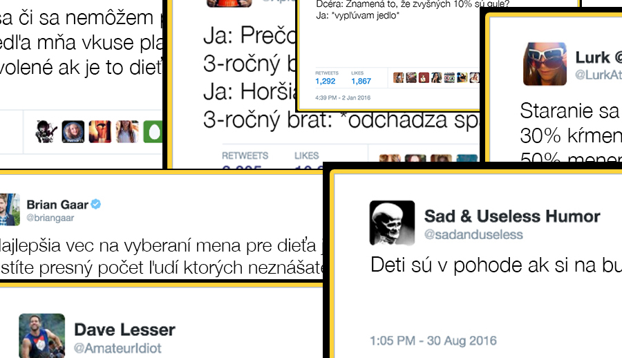 7 tweetov dokazujúcich, že byť rodičom je zábava