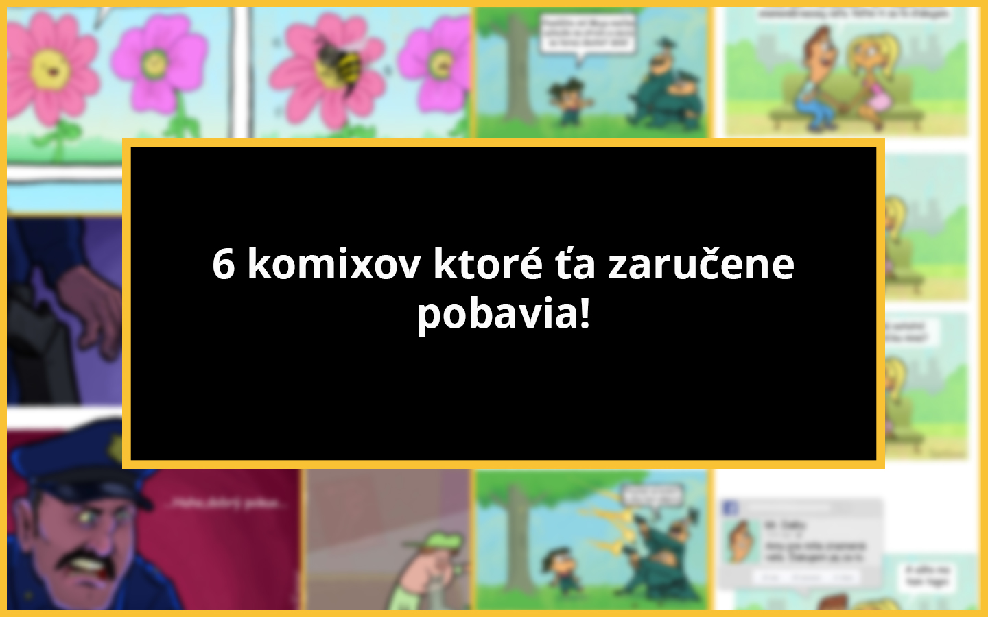 6 komixov ktoré ťa pobavia