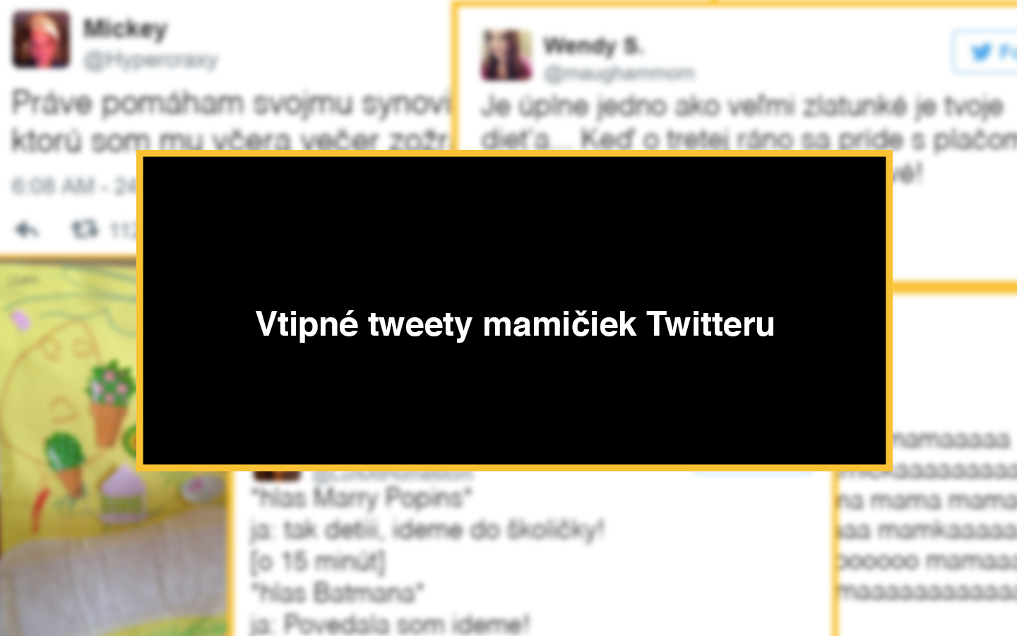 Vtipné tweety mamičiek z Twitteru (7obrázkov)