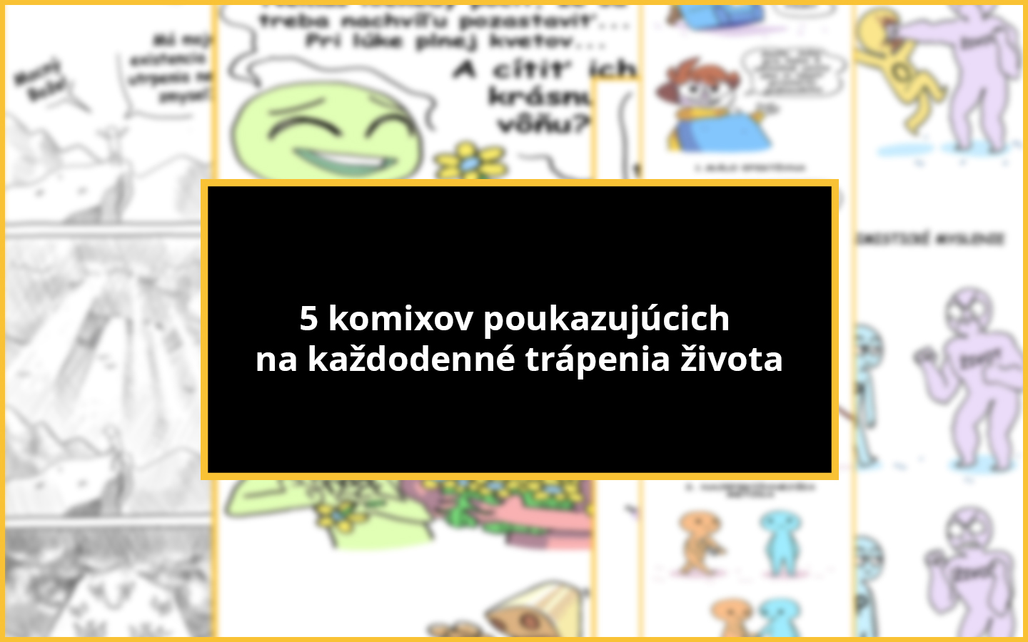 5 komixov z každodenného života