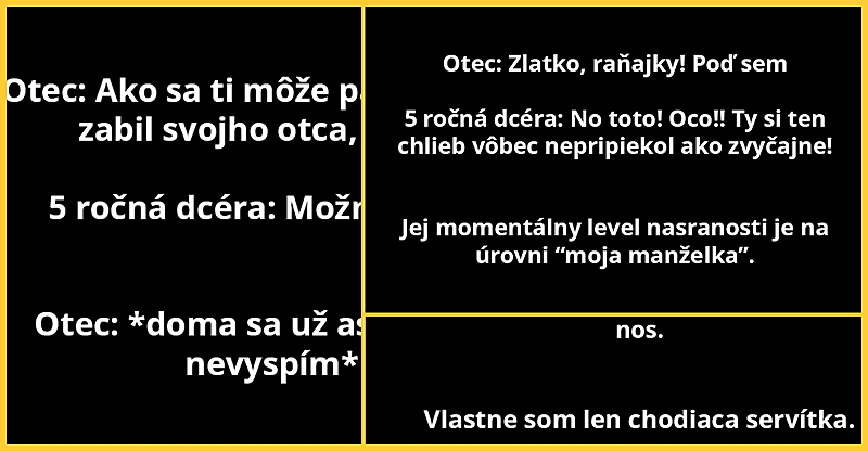 Najvtipnejšie rozhovory medzi oteckom a dcérkou (10 dialógov)