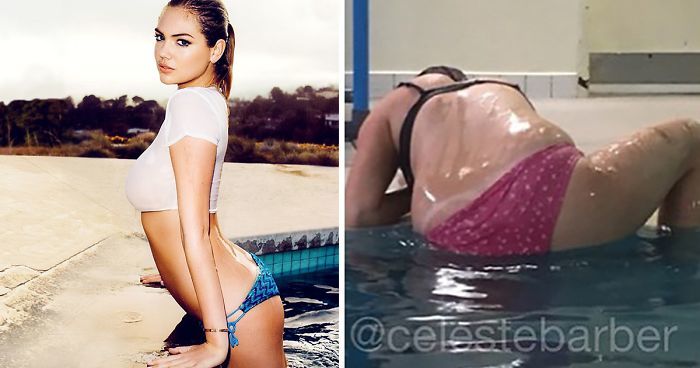 20 Obrázkov: Ženská prerába populárne fotky celebrít z Instagramu