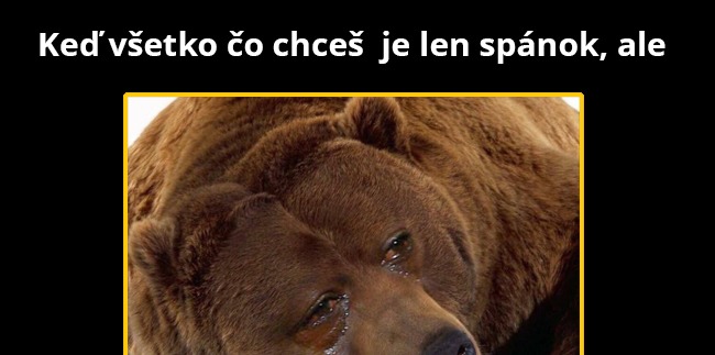 Väčšinou to tak býva