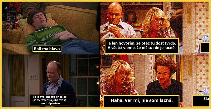 Tie najlepšie hlášky zo seriálu Tie roky sedemdesiate