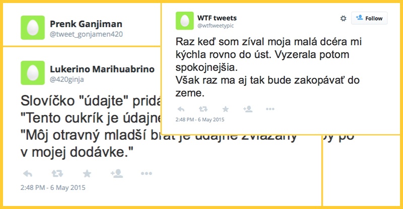 8 Obrázkov: Expertov, ktorí ťa pobavia svojimi tweetmi