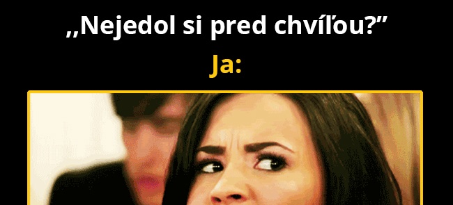 Nieeeee, to sa ti len zdá