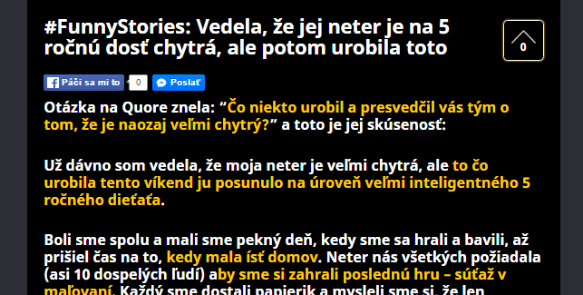 #FunnyStories: Vedela, že jej neter je na 5 ročnú dosť chytrá, ale potom urobila toto