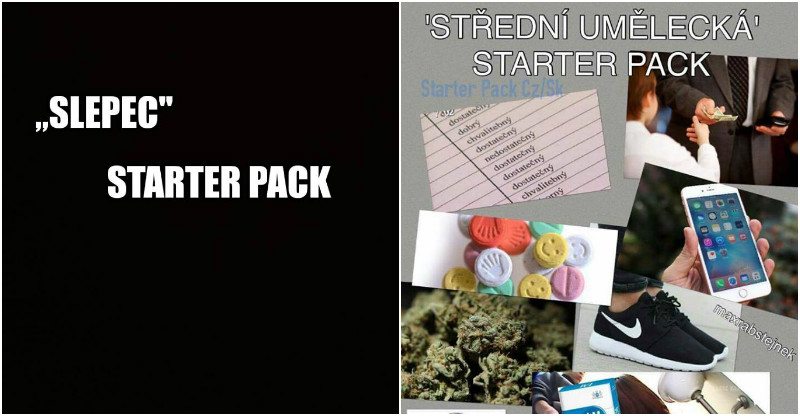 20 Obrázkov: Tie najlepšie StarterPack-y z CZ/SK