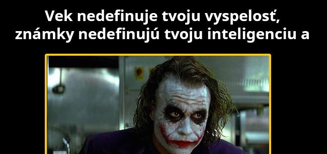 Nič len pravda