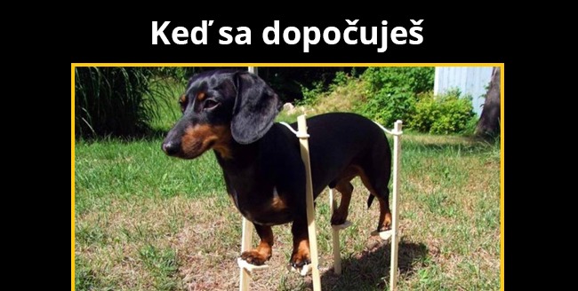 Musím zapôsobiť