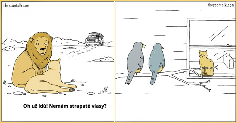 Keby vedeli zvieratá rozprávať… (10 komixov)