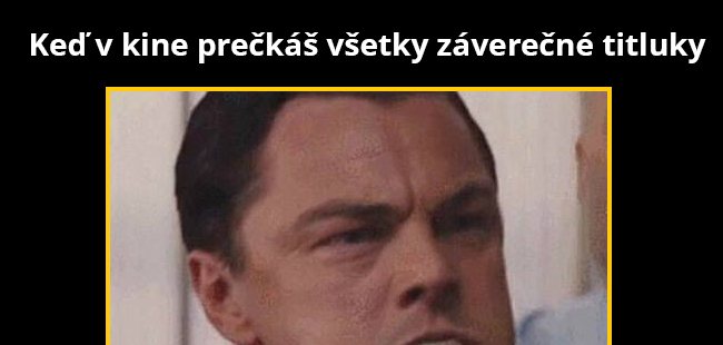 A ja som čakal…