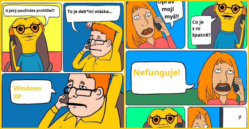 Ajťáci sdíleli ty nejdebilnější problémy s kterými za nimi lidé přišli (5+ komixů)