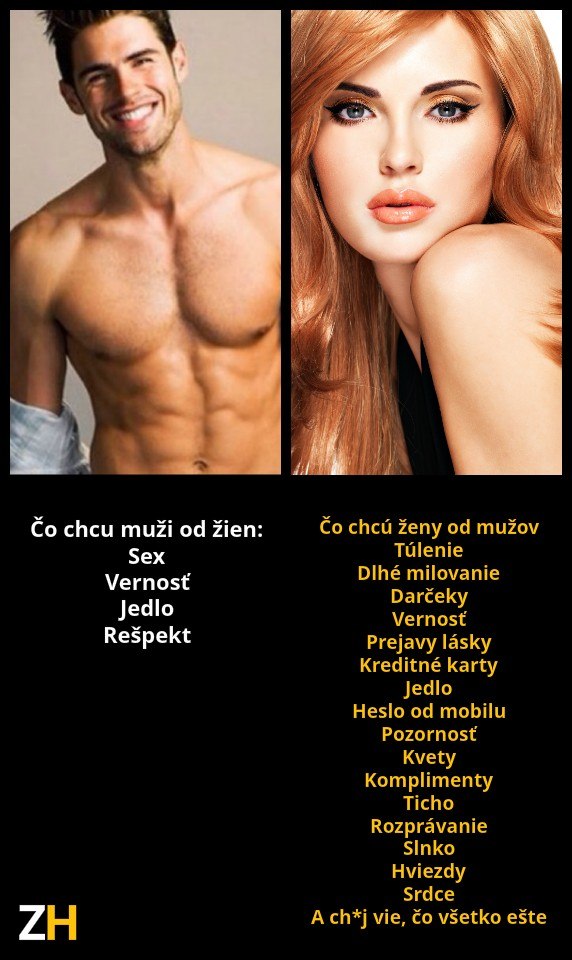 muzi vs zeny