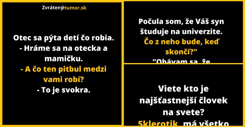 15+ Obrázkov: To najlepšie zo skupiny Textové Vtipy