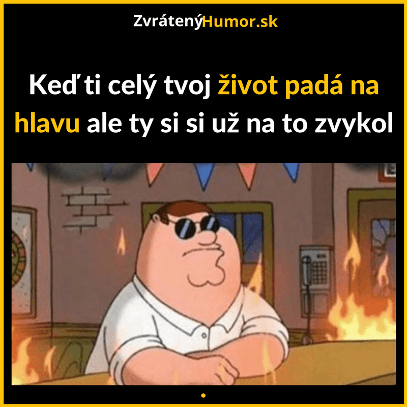pada na hlavu