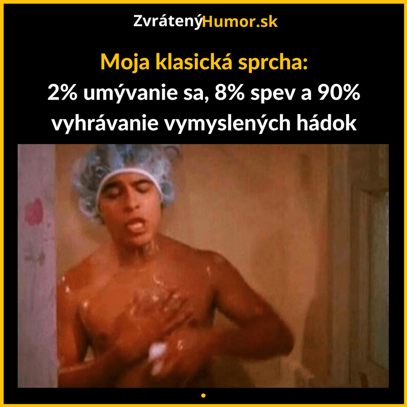 sprcha spev