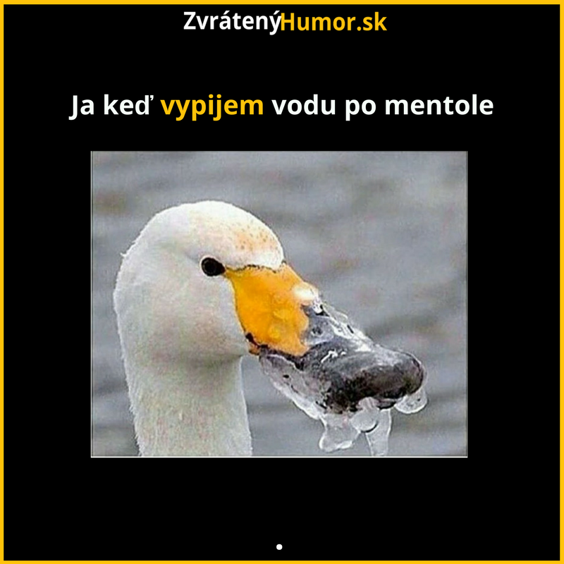Mentol a voda