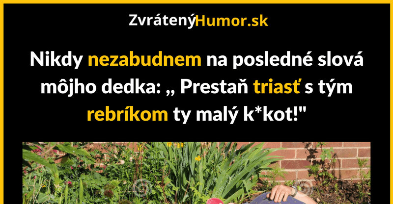 Chýbaš mi dedko
