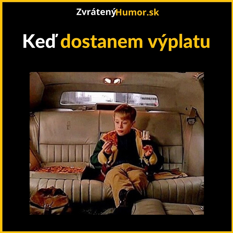 Yes, výplata!