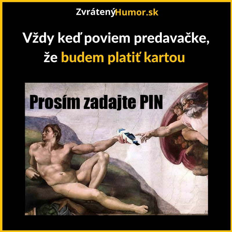 Budem platiť kartou