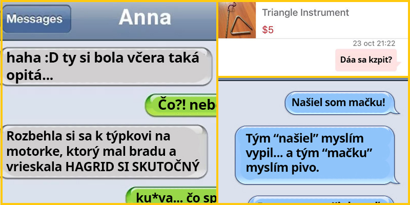 10 Obrázkov: To najlepšie z opitých SMS