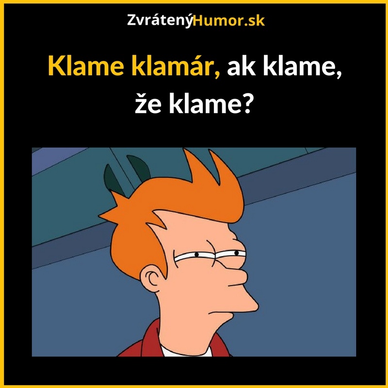 Klamárska úvaha