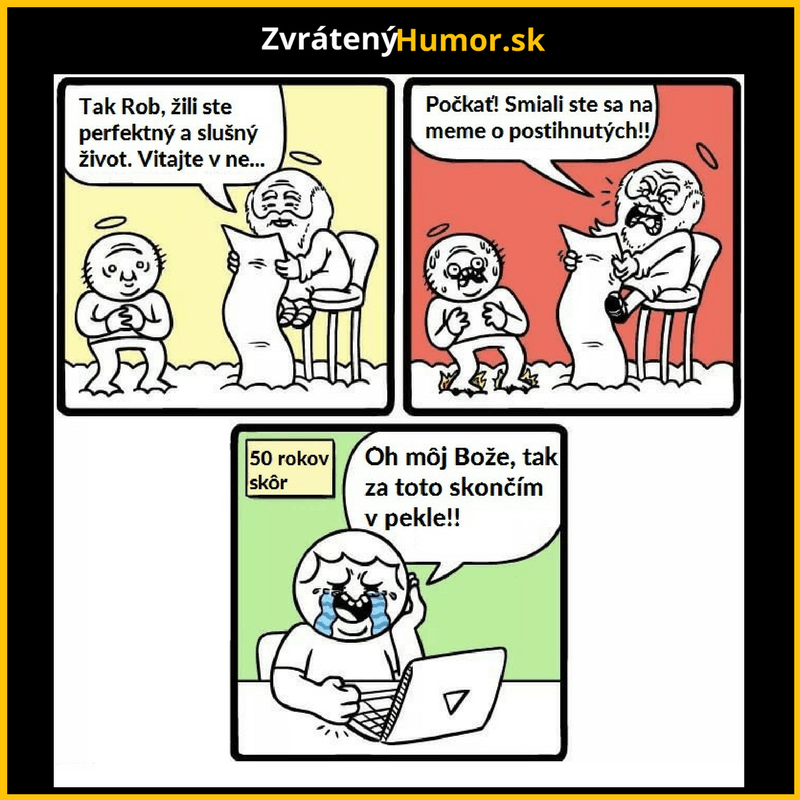 Zhorím v pekle