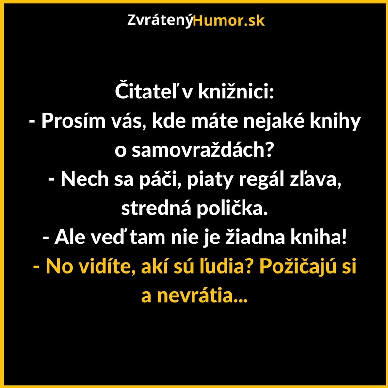 Čitateľ v knižnici