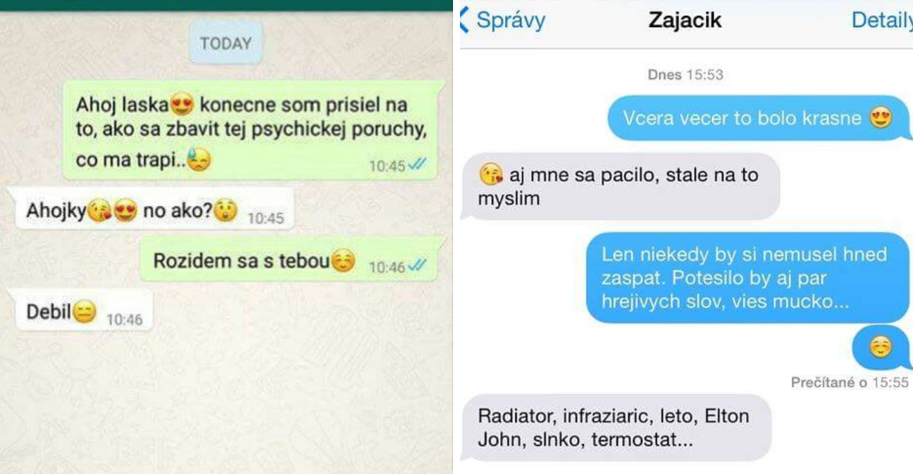 Konverzácie, ktoré ti dokážu, že život nemusíš brať tak vážne: Ako byť až príliš úprimný vo vzťahu