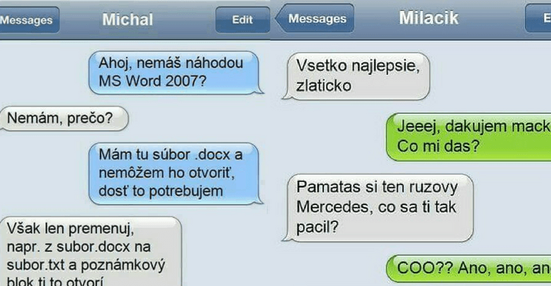 Konverzácie, ktoré ti dokážu, že život nemusíš brať tak vážne #43