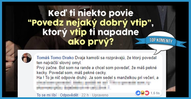 Večerný špeciál – 10 komentov s vtipmi