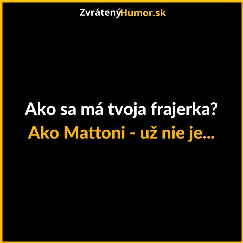 Je to komplikované…