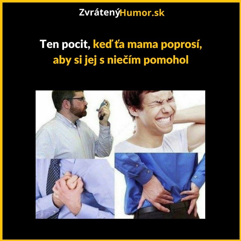 Mami fakt nemôžem